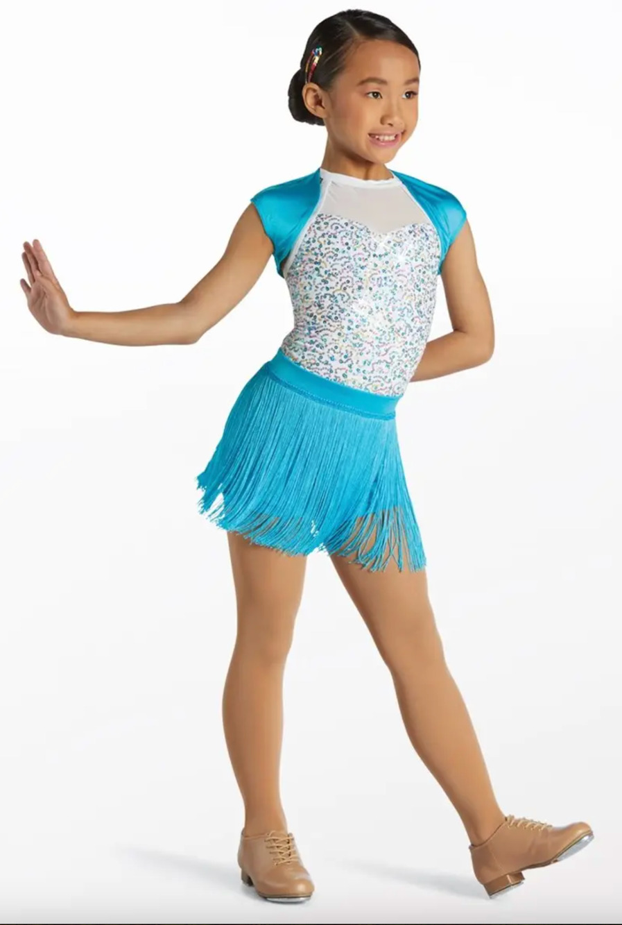 Combo Costume Dance Recital Tap Jazz Ballet Blue Purple Tutu Childs XXL 20